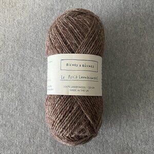 NWT Biches & Buches Le Petit Lambswool Colour Light Brown Lot of 1
